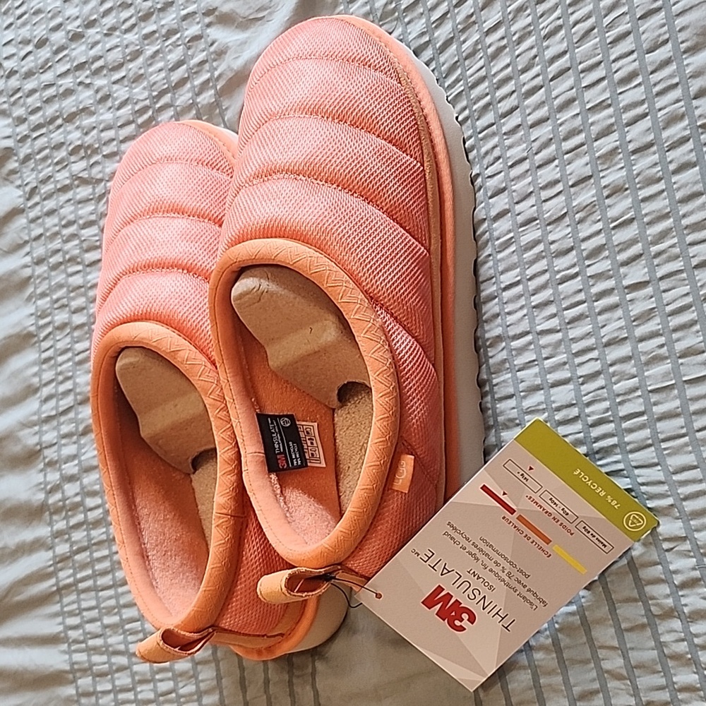 Ugg 3M Thinsulate Orange Waterproof Tasman Slip On Slipper SZ 13
